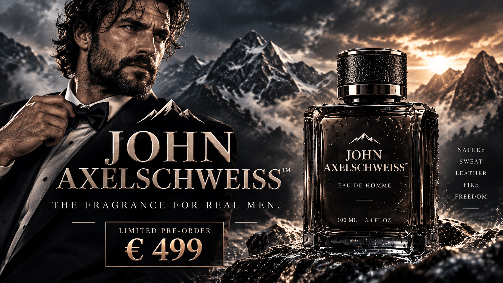 OHN AXELSCHWEISS™ — The Fragrance for Real Men | A
