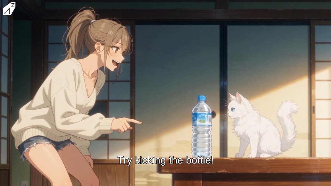 Akari and Tsukiko: Cat Training