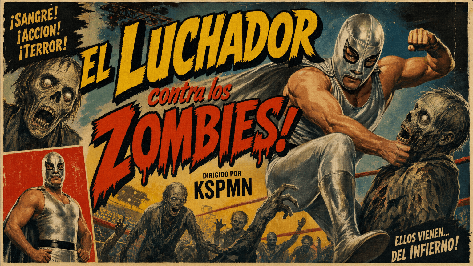 El Luchador contra los Zombies