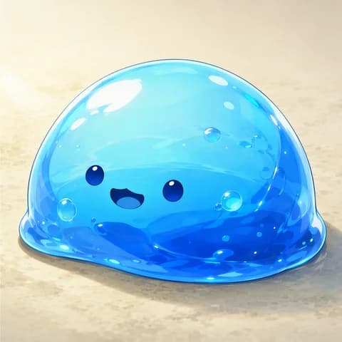Blue Liquid Slime