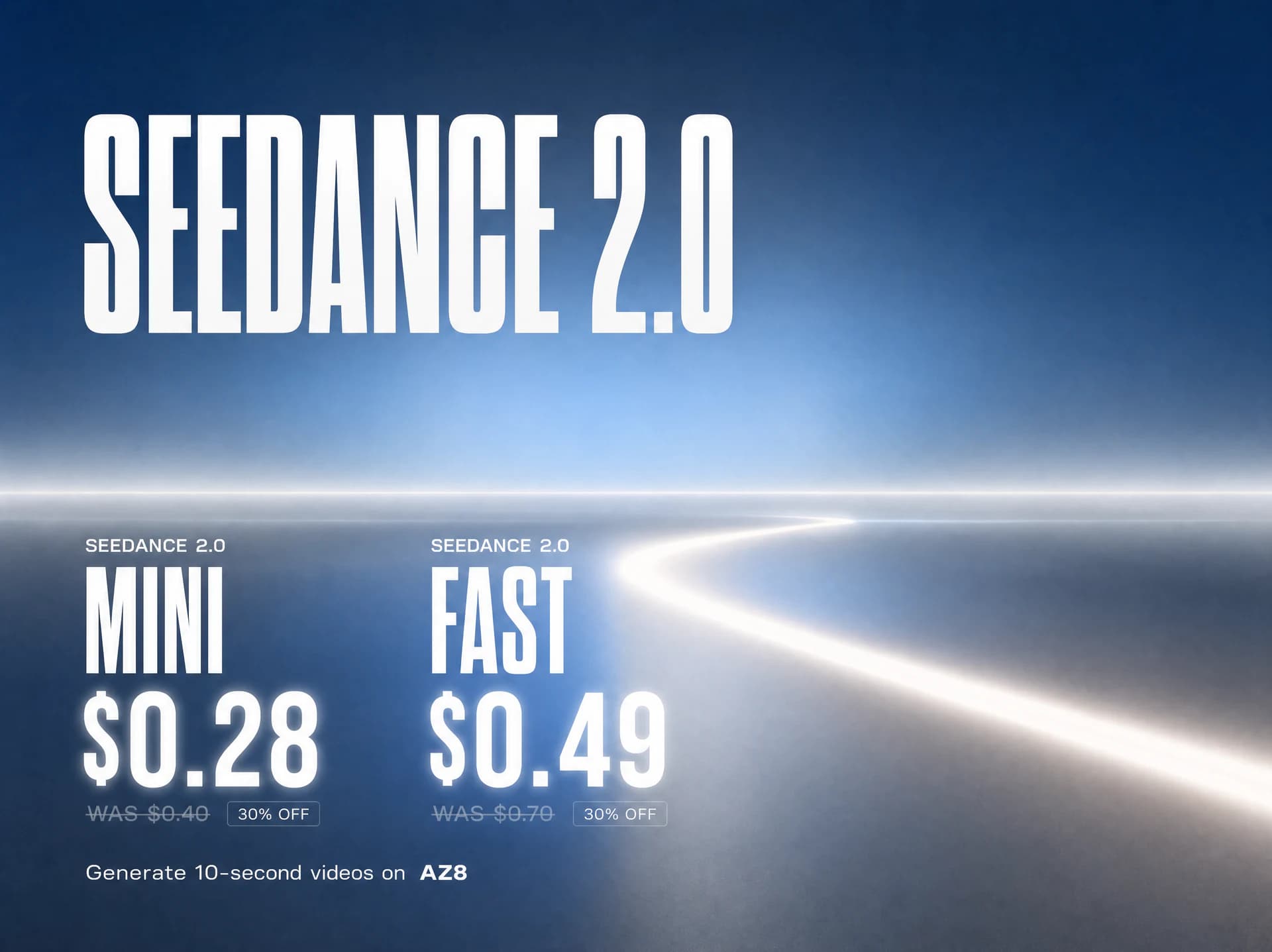 Seedance 2.0 is now more affordable on AZ8.
