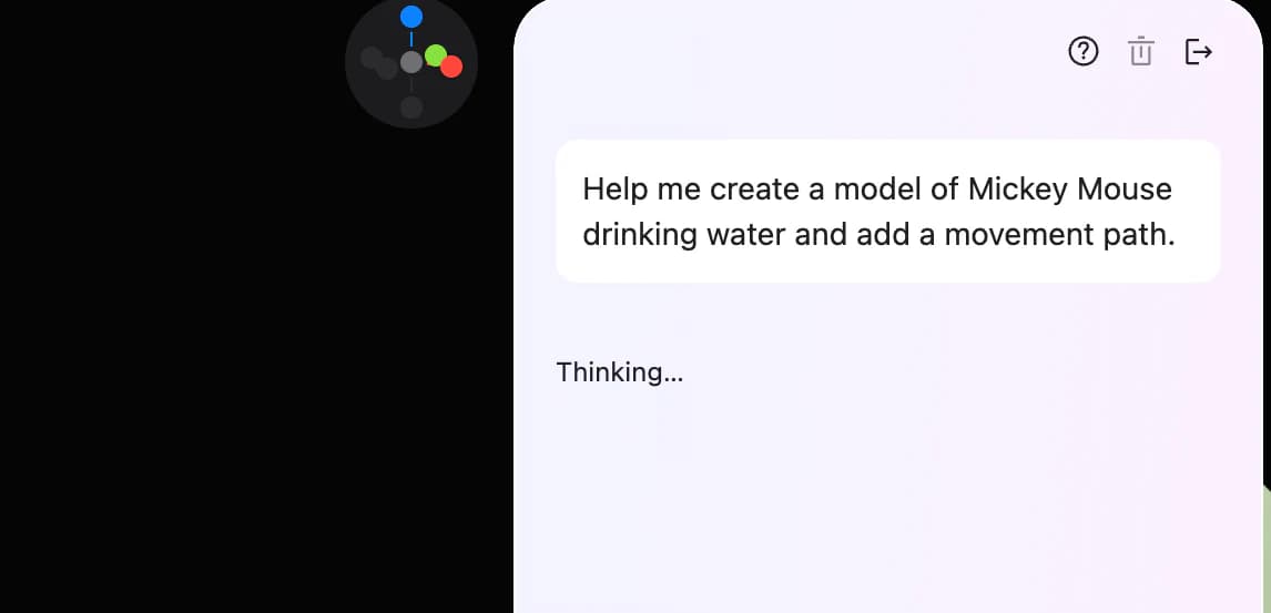 Describe a model and motion path to Zumi
