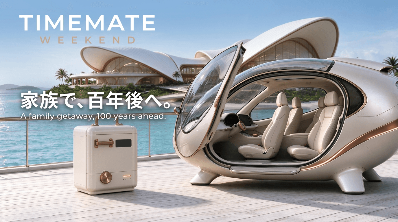 『TIMEMATE WEEKEND ― 次の休日は、時代を越えて。』