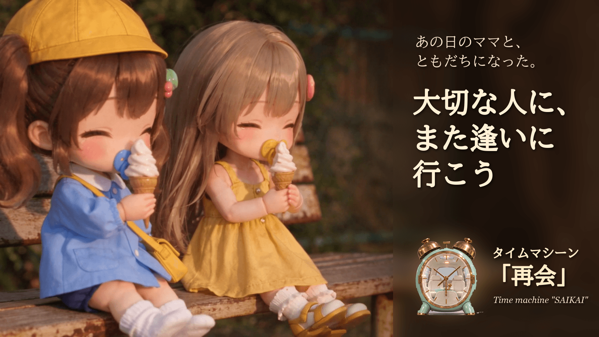 大切な人に、また逢いに行こう ― タイムマシーン「再会」