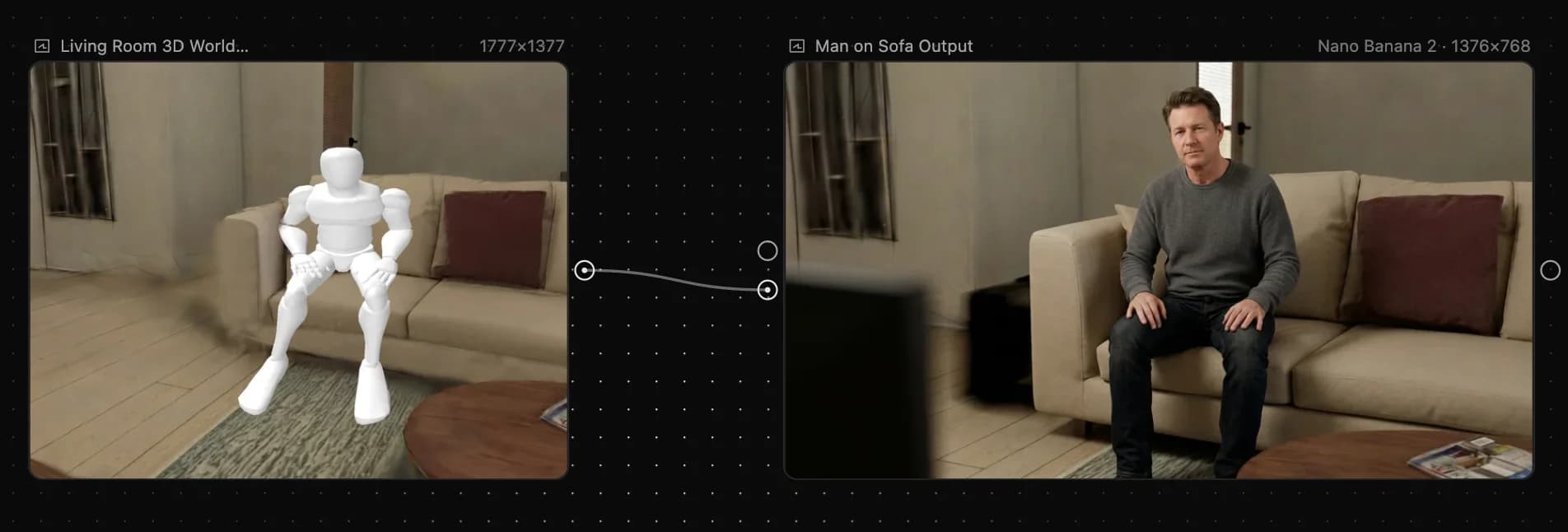 New workflow — image with precise control