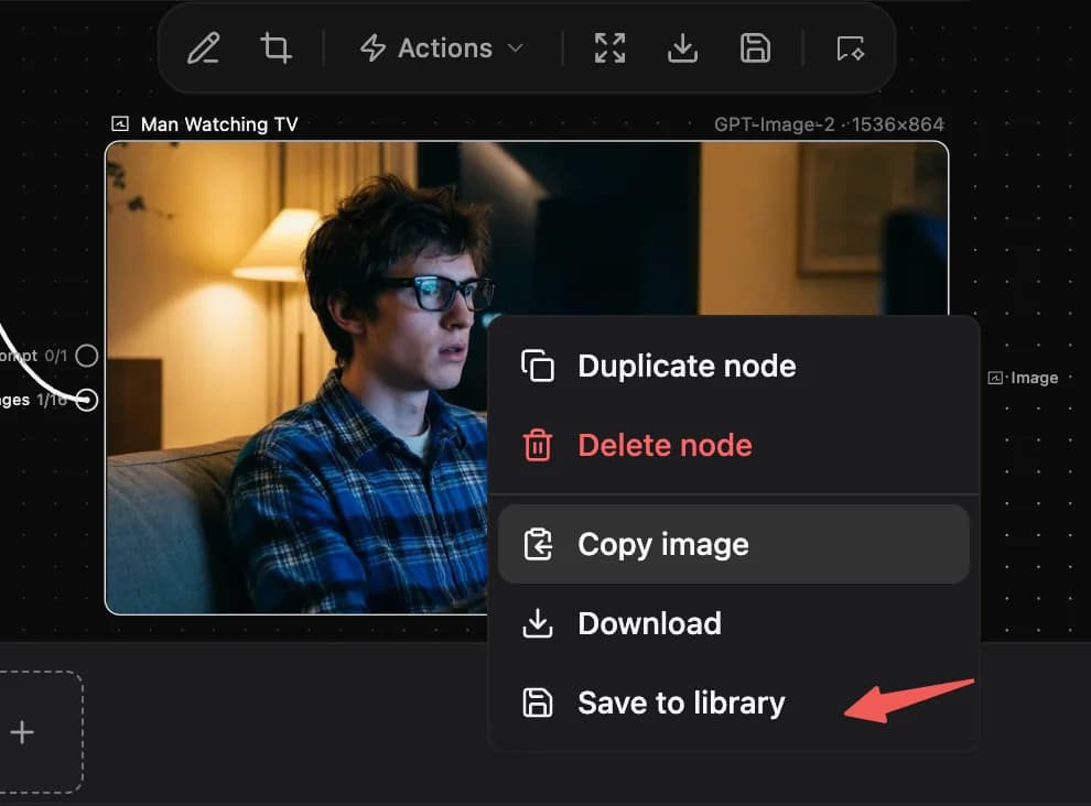 Right-click Save menu